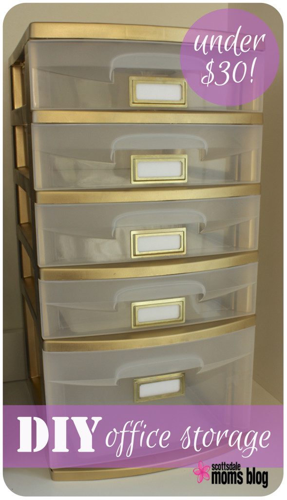DIY office storage organization 2
