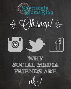 Why social media friends are ok graphic