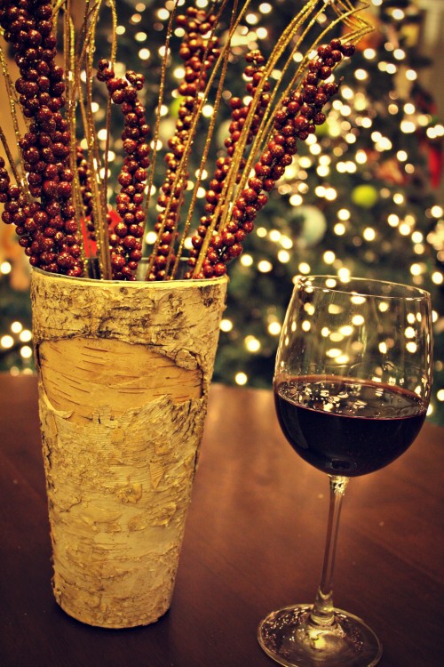 Birch Bark Berries & Wine for Mom, 2012 Holiday Photo Contest finalist