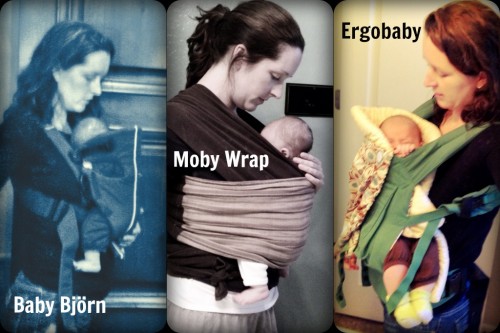 ergo, moby, bjorn, baby carriers compared