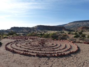 You don't have to be at a labyrinth to meditate