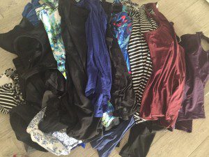 pile clothes
