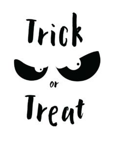 trick or treat white